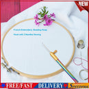 DIY Craft Beech Handle Embroidery Crochet Hook with 3 Needles Sewing Tools Set