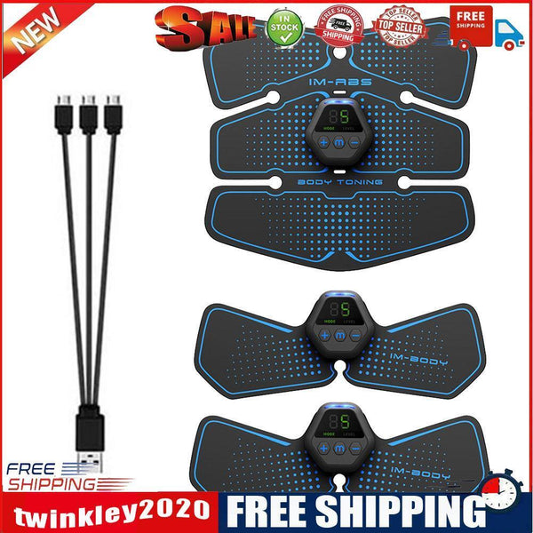 EMS Abdominal Muscle Stimulator Trainer Smart USB Massage Fitness Equipment