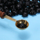 100pcs Five-Pointed Star Stamp Paint Wax Envelope Card Sealing Wax(Black)