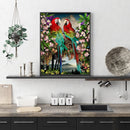Diamond Painting Parrots Branch DIY Embroidery Mosaic Craft Needlework Decor Kit