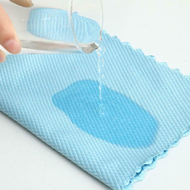 1xKitchen Cleaning Cloth Wipes Table Window Dish Towel Rag Soft DIY Towels E2Y6