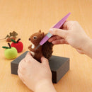 Needle Felting Handle Holder with 3 Needles Wool Embroidery DIY Tool(Pink)