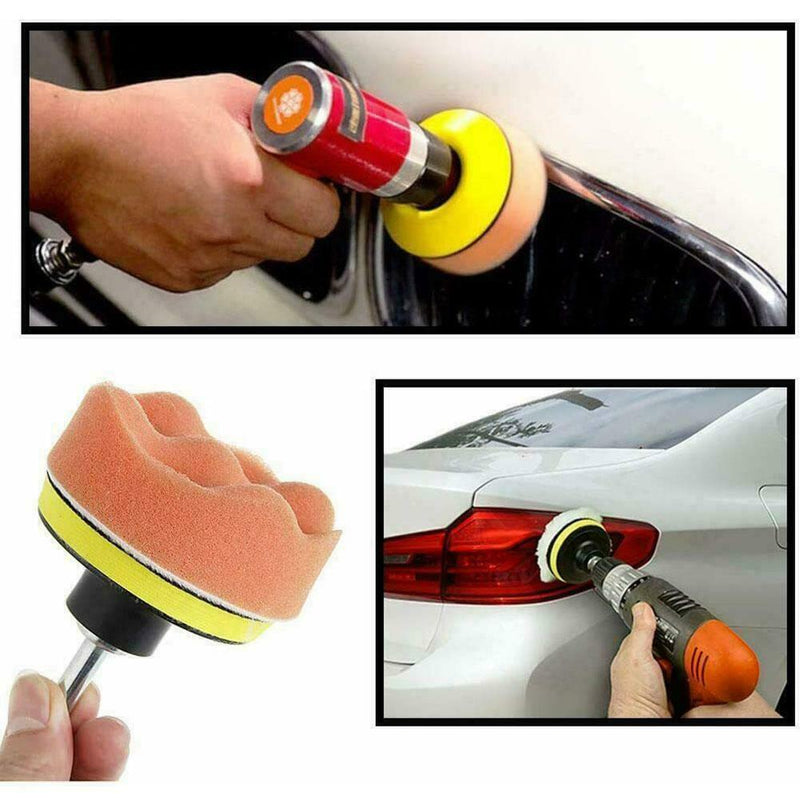 Car Buffing Pads Polishing Sponge Buffer Waxing Foam U Polisher K For Drill L1I7