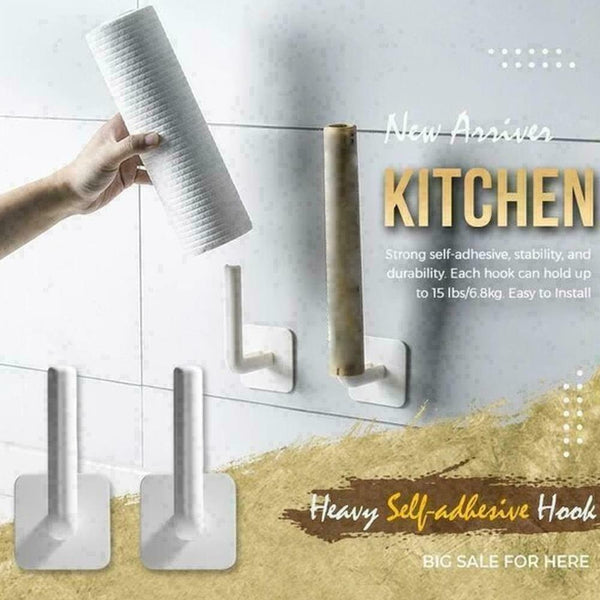 Multi-function Self-Adhesive Hooks Wall Hook Hanging L5Y5 Y0Z1 Hook Hook L3D7
