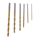60x 1/1.5/2/2.5/3/3.5mm Titanium Coated HSS High Speed Steel Drill Bits Too