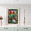 Diamond Painting Parrots Branch DIY Embroidery Mosaic Craft Needlework Decor Kit