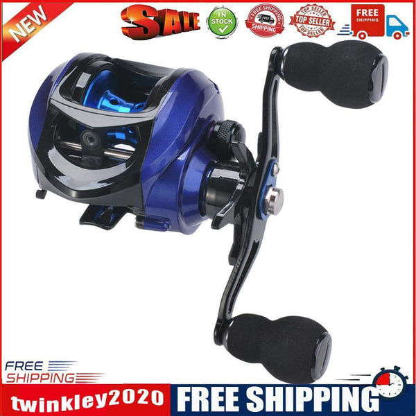 Right Hand Baitcasting Reel 17+1 High Speed Gear Ratio 7.2:1 Fishing Reel