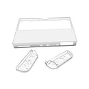 8 in 1 Crystal Shell Case Tempered Film Thumb Stick Grip Cap Set for Switch