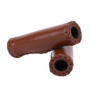 2pcs Bicycle Foam Grips MTB Bicycle Grip Anti-Slip Leather+Sponge Handlebar
