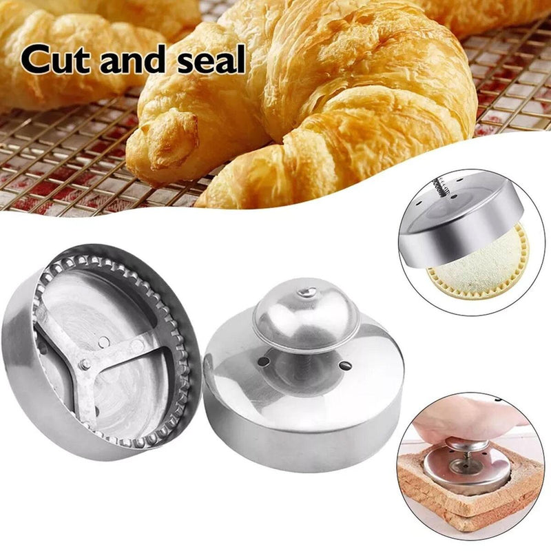 Sandwich Cutter Sealer Mould Cookie Bread Pancake Maker.
