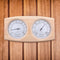 Wooden Sauna Room Humidity Meter Gauge Bathroom Temperature Hygrometer