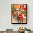Point Drill Craft Handmade Christmas Dinner Canvas Mosaic Full Diamond Painting