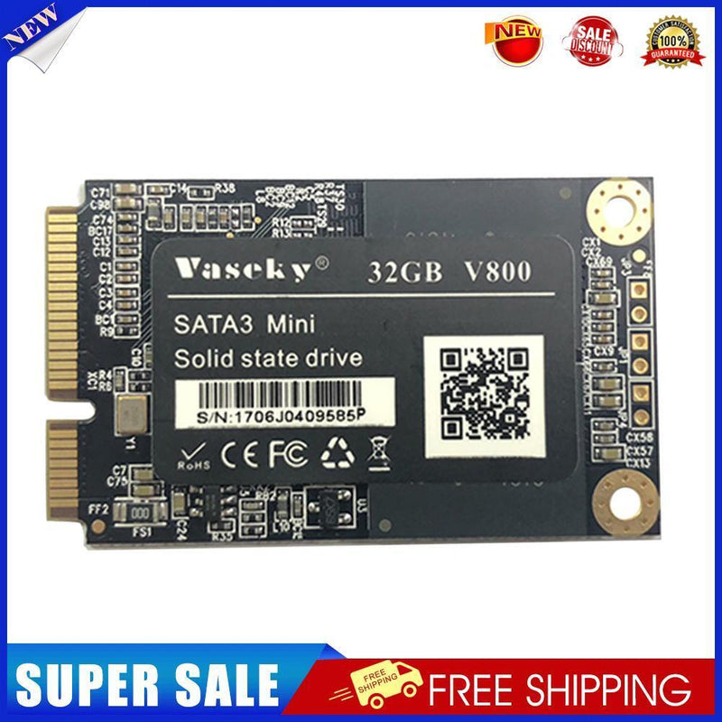 Vaseky Mini mSATA 3 1.8 Inch SSD Hard Drive Disk Solid State Drive(32G)