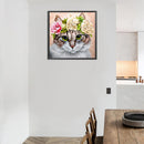 DIY Diamond Painting Kits Garland Cat Full Round Drill Wall Home Decoration Gift