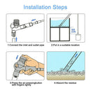 Filter Aquarium Water Changer Drainer Gravel Vacuum Siphon Fish Tank Cleaner