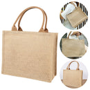 Burlap Totes Handbag, Women Eco Friendly Shopping Wallet Top-handle Grocery Bags