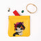 #A Artificial Leather Rhinestone Clutch Gift DIY Cartoon Cosmetics Purse Mosaic