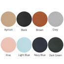 Mat Round Home Office Keyboard Mice Mat PU Leather Laptop Computer Mouse Pad