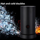 Automatic Milk Frother Electric Hot Cold Coffee Foamer Maker (Black EU)