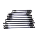 10pcs Metal Link Plastic End Rod for 1/10 RC Crawler Axial SCX10 II Parts Newly