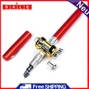 Pocket Telescopic Mini Aluminum Fishing Rod Pen-Shaped Fishing Pole Portable