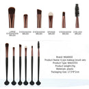 6 Fan Shell Makeup Brush Kit Set Eyebrow Lashes Cosmetic Tools (C)
