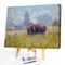 DIY Oil Painting By Numbers Kit Horses Eat Grass Hand Painted Picture Home Decor