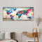 World Map Oil Paint By Numbers Kits Canvas Picture DIY Home Decoration Gift