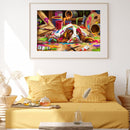 5D Cute Dog Mosaic Diamond Painting Drawing Full Round Drill DIY Art Handcraft