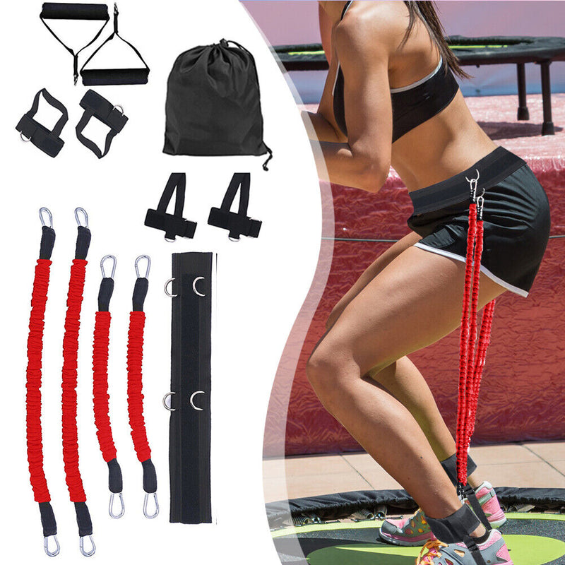Sports Fitness Resistance Bands Stretching Strap Set for Leg Arm Exercise Tackle