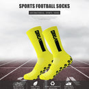 Anti Slip Football Socks Baseball Rugby Soccer Socks for Adults (Yellow) Newly