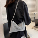 Fashion Rhinestone Messenger Bag Shiny Chain Ladies Envelope Crossbody Handbags