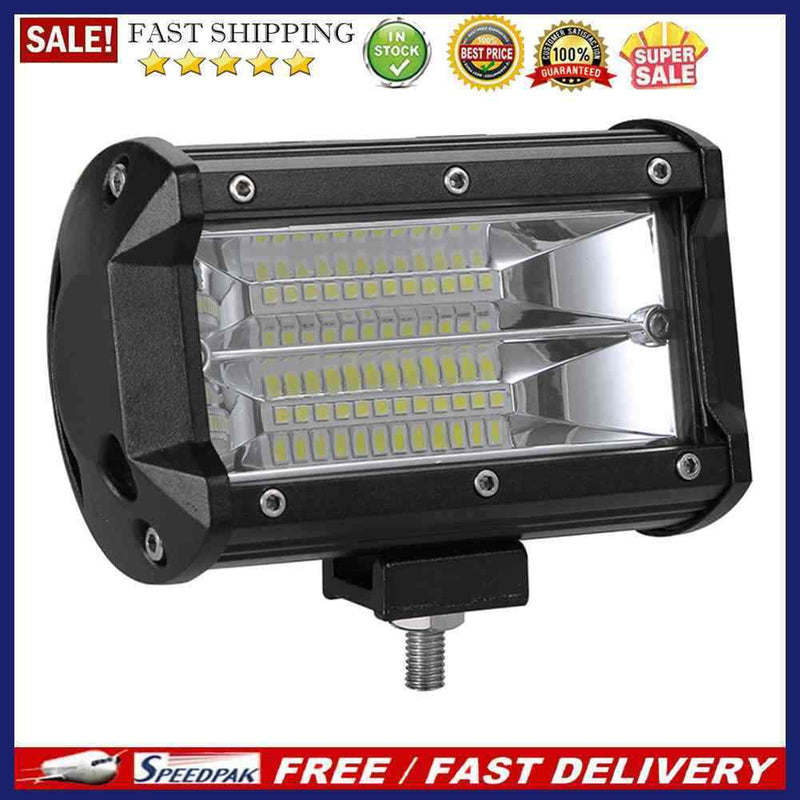 5 inch 2-Row 72W LED Work Light Pod Offroad Driving Lamp for Car Truck SUV
