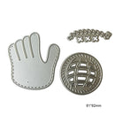 DIY Glove-shaped Cutting Dies Stencil Scrapbooking Embossing Template(A)