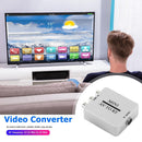 Mini RCA AV CVSB to RF Video Adapter Support RF 67.25/61.25MHz TV Switcher