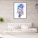 5D Diamond Painting Kit DIY Flower Dreamcatcher Full Round Drill Mosaic Picture