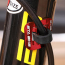 5pcs Bike Brake Cable Guide Clips Aluminium Alloy C Buckles Clamp (Red) Newly
