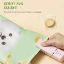 Portable Heat Sealer Rechargeable Food Snack Storage Bag Sealing (Pink)