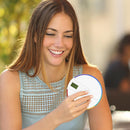 qiheiyipian 7 Grid Pill Box Alarm DIY Digital Organizer Medicine Timing Remembrance