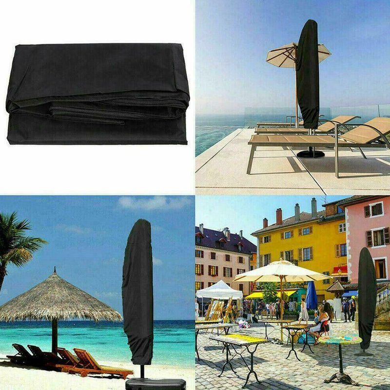 Waterproof Parasol Banana Umbrella Cover Cantilever Garden Patio Outdoor F9K1