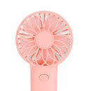 USB Mini Wind Power Handheld Fan Portable Summer Small Cooling Fan (Pink)