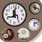 Silent Glass Round Wall Clock - Modern No-Ticking Easy to Read (Black)