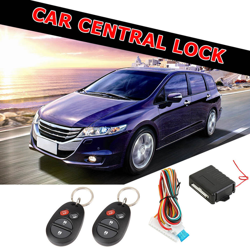 Car Remote Central Door Lock Kit Auto Keyless Entry Alarm System 410/T123 Newly
