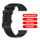 20mm Silicone Replacement Watch Band Wrist Strap for Polar Ignite (Black) Newly