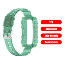TPU Transparent Strap for HUAWEI HONOR Band 6 Soft Wristband Belt (Green) Newly