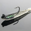 Fishing Tackle Minnow Swimming Fish Baits Trout Worm Hook Silicone Soft Lures
