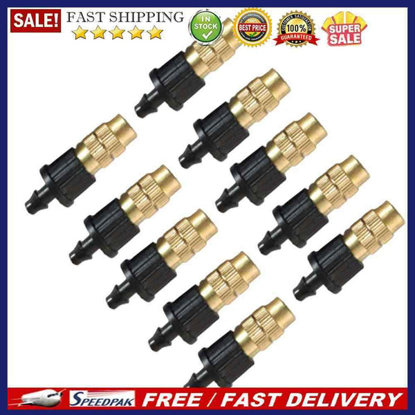 Copper Nozzle Lawn Garden Atomizing Sprayer Adjustable Mist Watering Irriga