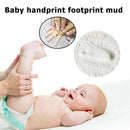 20g Baby Care Hand Foot Inkpad Soft Clay Washless Footprint Mud (White) Newly