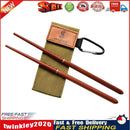 Folding Chopsticks Outdoor Picnic Travel Portable Tableware (Army Green) Newly