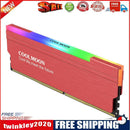 COOLMOON CR-D134S ARGB RAM Heatsink Heat Spreader Cooler for Desktop (Red)